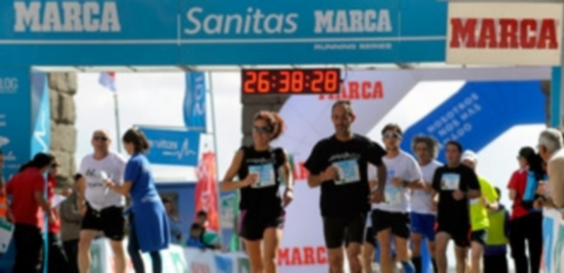 Organizadores de acontecimientos deportivos también utilizan el Acueducto para dar más realce a las pruebas. / Kamarero