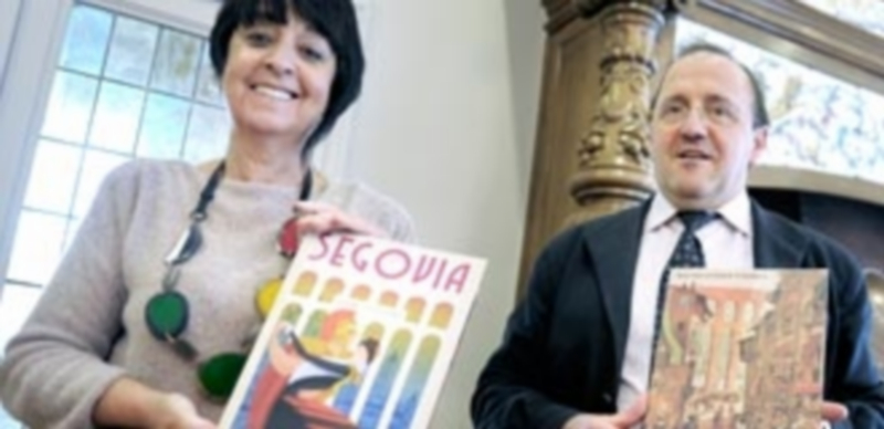 Claudia de Santos y Francisco del Caño