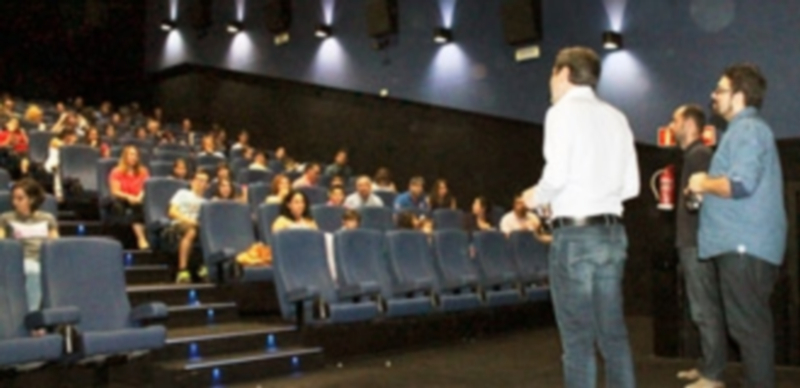 Varios miembros del equipo de Next Lab presentaron el proceso de creación de la animación 3D a los espectadores. / M.G.