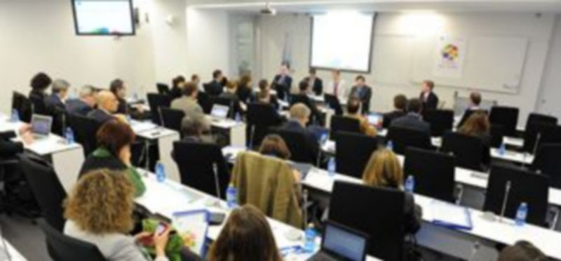 Sesión de la conferencia internacional. / Irene Medina.