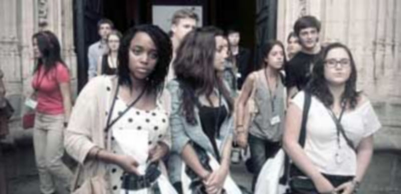 Un grupo de alumnos de la IE Universidad