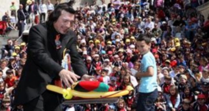 Uno de los espectáculos de Titirimundi celebrados el pasado mes de mayo. / J.M.