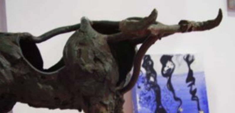 Imagen de una exposición en Fontanar de Luis Moro