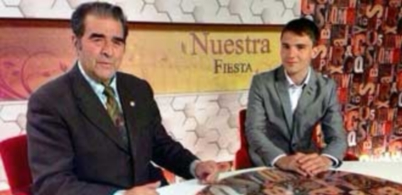 Pablo Pastor dirige y presenta "Nuestra Fiesta" de la 8 de Castilla y León Televisión./ P.P.
