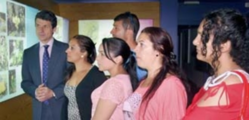 Algunas de las mujeres que participaron en la visita al Centro de Interpretación Boca del Asno. / El Adelantado