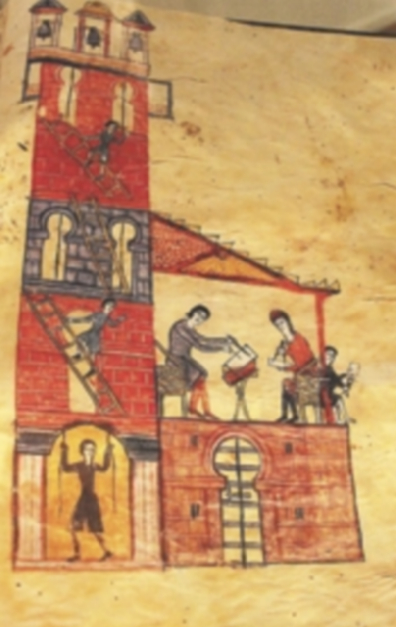 Los orígenes del español 1 Crismón y signo rodado del Privilegio rodado de Sancho IV. (s. XIII). E. gótica (letra de privilegios).