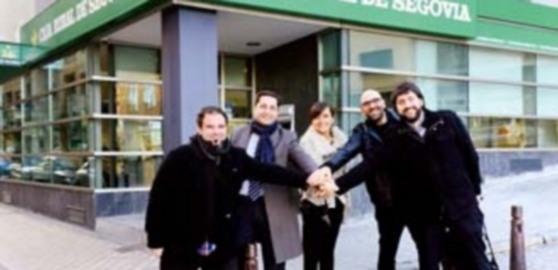 Los responsables de Caja Rural y de Andaira