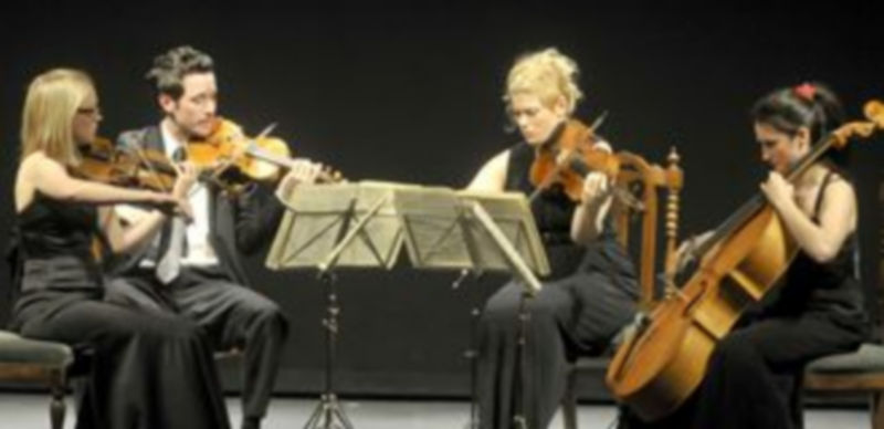 Un momento de la actuación del Cuartero Cavaleri