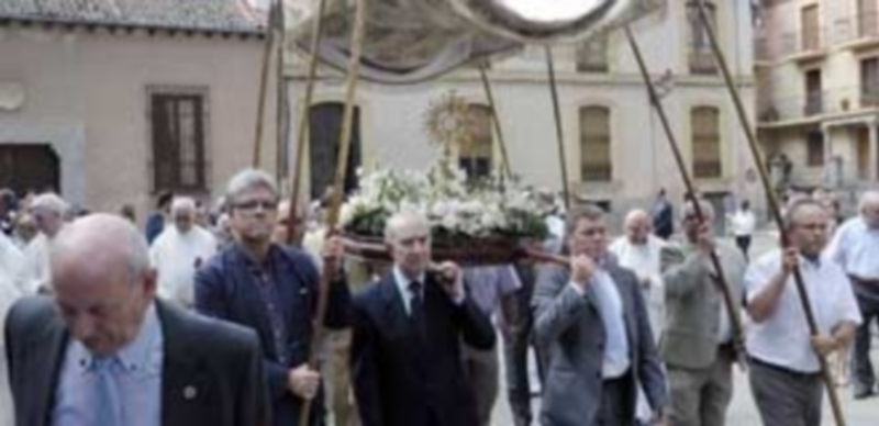 El barrio de San Andrés celebró el pasado año la Catorcena. / Juan Martín