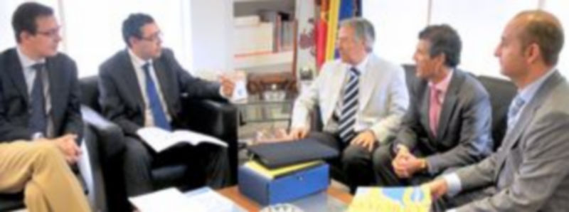 Los representantes de Conferco y la Junta