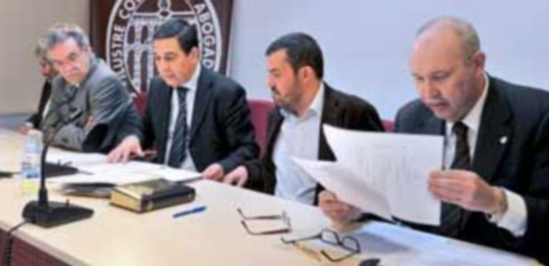 La junta de Gobierno del Colegio