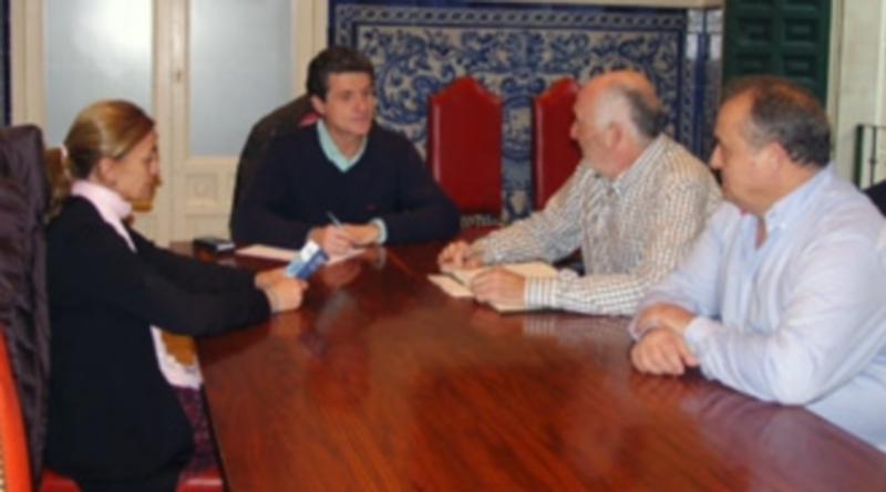 Los representantes de la asociación de San Marcos