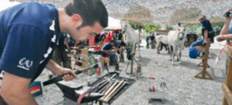 Varios participantes del II Concurso Nacional Herraje