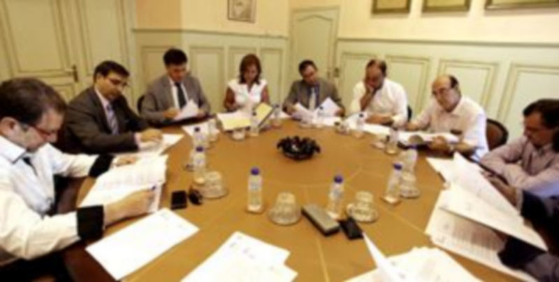 Un momento de la Junta de Gobierno de la Diputación