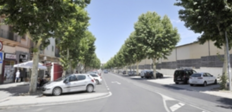 La avenida de la Constitución ha sido reformada recientemente