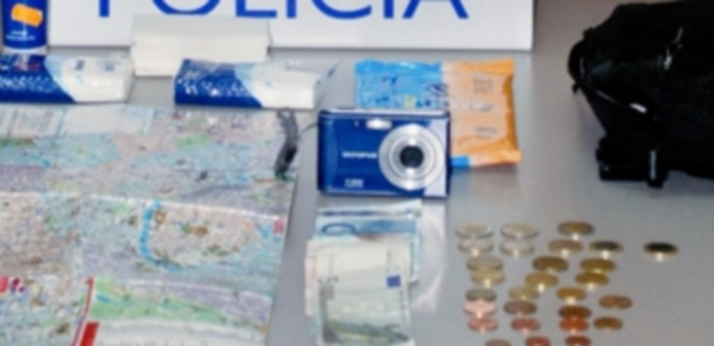 Los efectos incautados a los ladrones