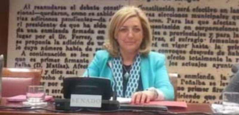 La senadora segoviana Paloma Sanz Jerónimo