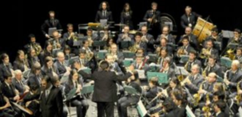 Imagen de una actuación de la Banda Municipal de El Espinar en el Teatro Juan Bravo en 2012. / Alberto Benavente