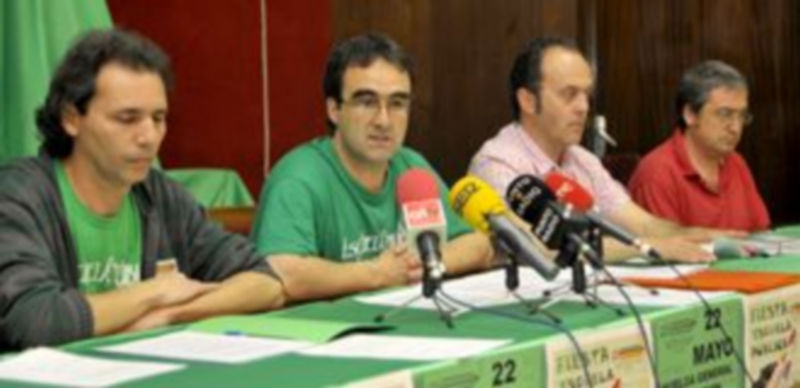 Los representantes de las organizaciones que integran la plataforma