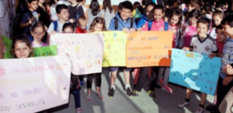 Los segovianos trasladan 69 quejas al Procurador del Común en medio año 1 Las peticiones de mejora del patio escolar de ‘Santa Eulalia’ han provocado el pronunciamiento del Común. / Juan Martín