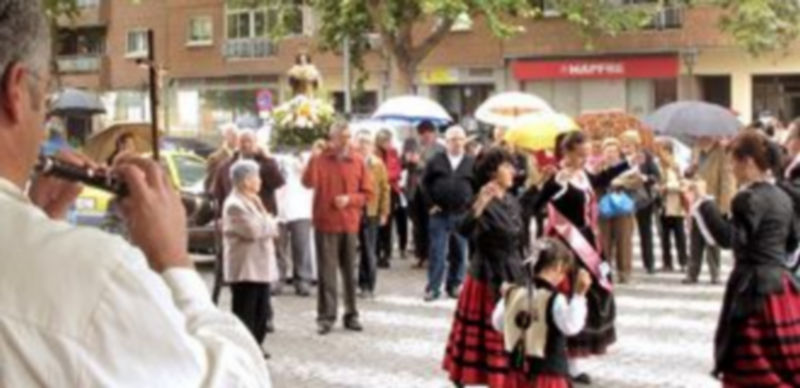Durante la procesión