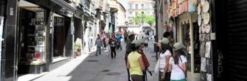 Una calle comercial de Segovia. El comercio es un sector donde se originan muchas sociedades limitadas. / Kamarero