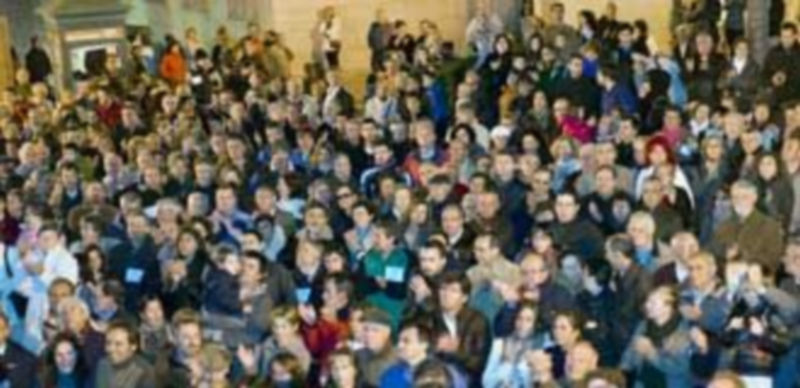 Miedo escénico 1 Casi un millar de personas