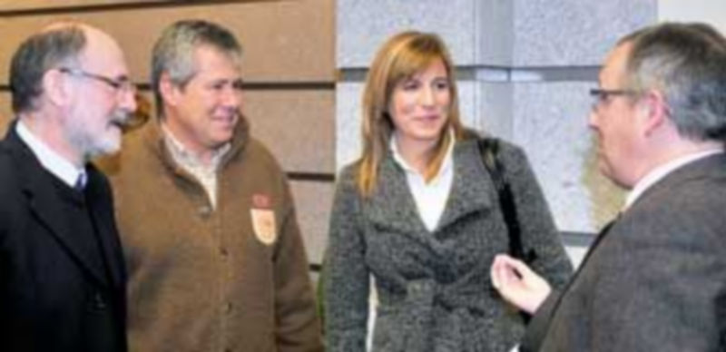 Jesús Casas Grande (izquierda) y Patricia Riquelme