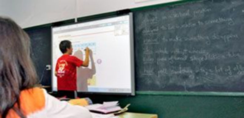 El colegio El Peñascal fue pionero en la implantación del programa de educación bilingüe en España. / Kamarero