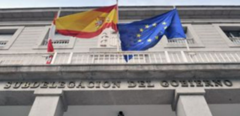 Fachada de la Subdelegación del Gobierno en Segovia