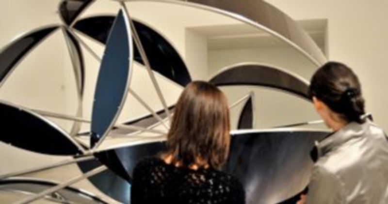 Imagen de la muestra que puede verse actualmente en el Museo Esteban Vicente