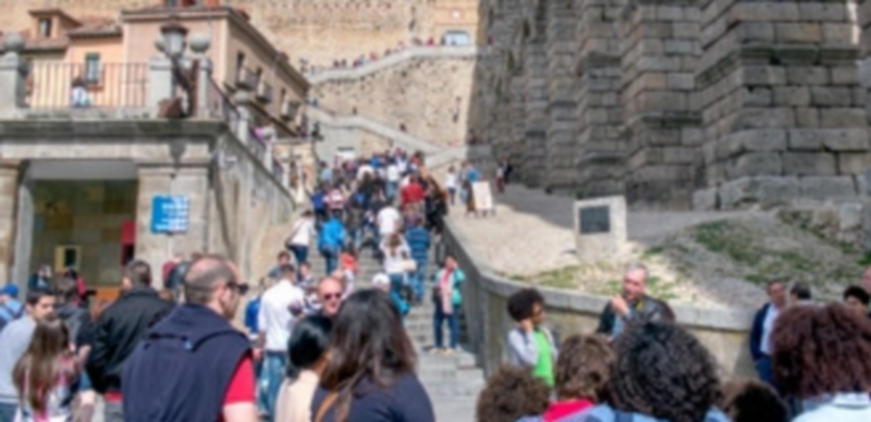 La afluencia de turistas fue especialmente elevada el Viernes Santo
