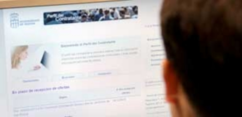 Perfil del Contratante en la sede electrónica del Ayuntamiento. / Kamarero