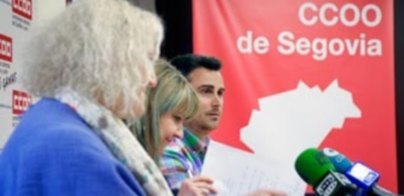 CCOO inaugura en La Cárcel una exposición sobre su historia como sindicato legalizado 1 Sanz y Blázquez