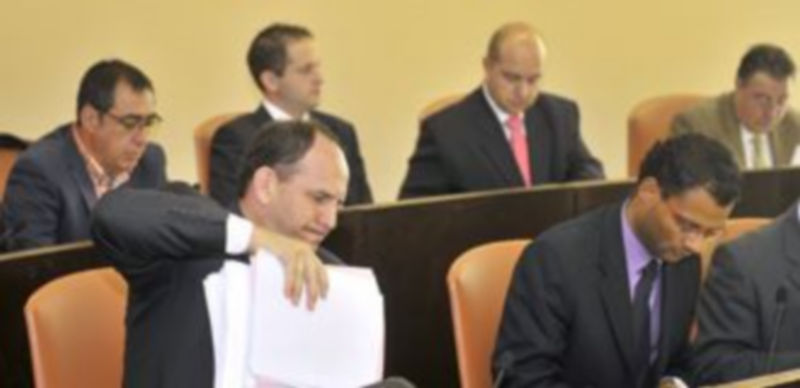 Aceves (izquierda) y Quiñones