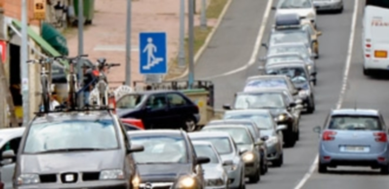 La DGT alerta del incremento del tráfico en las carreteras segovianas 1 Imagen que presentaba ayer por la tarde la travesía de San Rafael