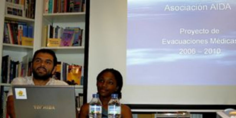 Un momento de la jornada de trabajo de ayer