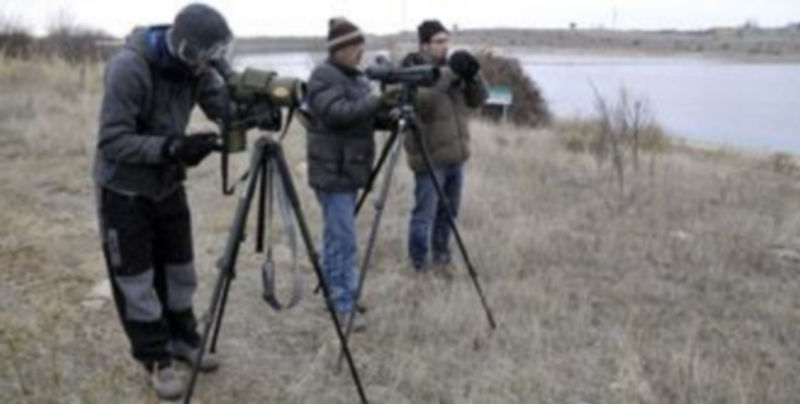 Tres de los organizadores de la actividad