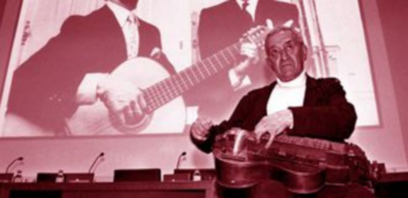 El músico Ismael Peña