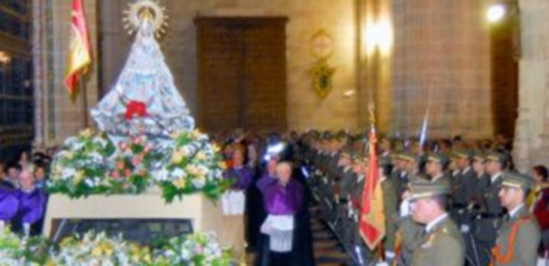 La Virgen de la Fuencisla regresará hoy en procesión a su santuario del Eresma 1 Imagen de archivo