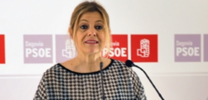El PSOE exige a la Junta un Plan de choque para frenar la despoblación 1 La procuradora socialista Ana Agudíez en rueda de prensa. / El Adelantado
