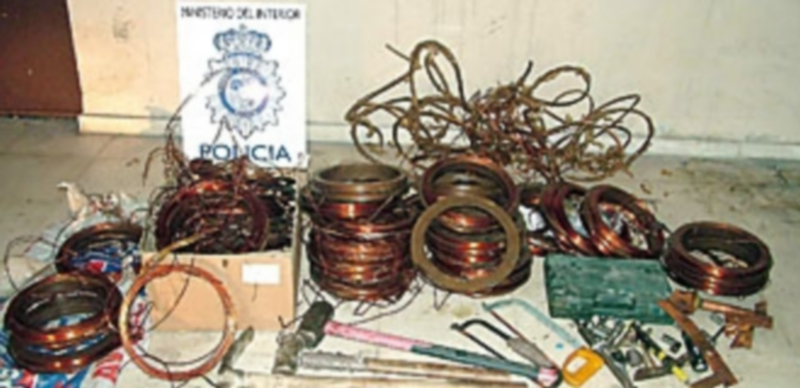 Cobre robado