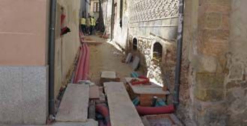 Una de las obras correspondientes al ARCH de las Canonjías. / Alberto Benavente.