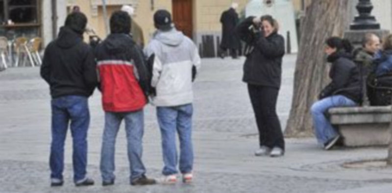 Una imagen del pasado mes de enero en la capital segoviana