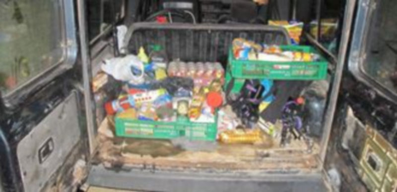 Imagen que presentaba la furgoneta supuestamente robada. / El Adelantado