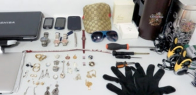 Efectos sustraídos en el robo de una vivienda en la localidad leonesa de Sariegos