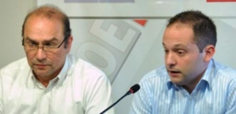 José Antonio Mateo (izq.) y Alberto Serna