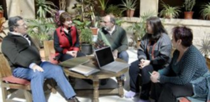 Un grupo de participantes en el seminario organizado por la Asociación de Educación para la Salud. / Alberto Benavente