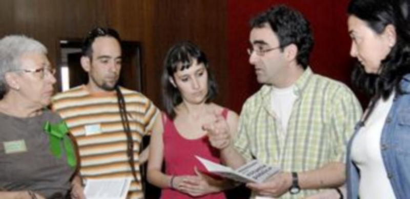 Representantes de la plataforma