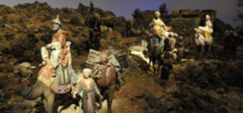 Los Reyes Magos llegan esta Navidad a Belén por un terreno de lomas